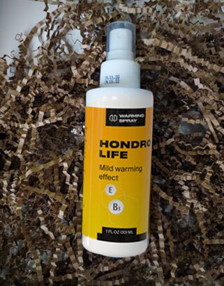 Experience in using the spray Hondrolife